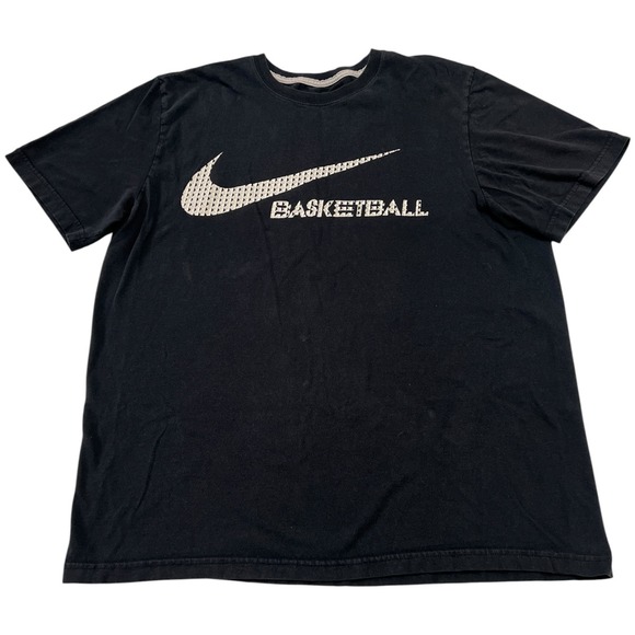 Nike Other - Nike T-Shirt Men's Standard Fit Size XL Black Basketball Geometric Graphic Print